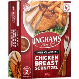 Ingham's Chicken Breast Schnitzel Pub Classic