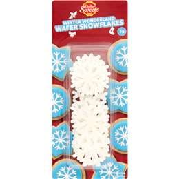 Dollar Sweets Winter Wonderland Wafer Snowflakes 2g