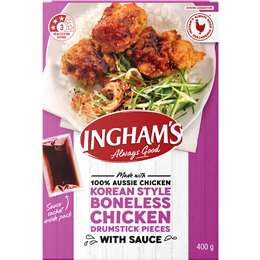 Ingham's Korean Style Boneless Chicken Drumstick Pieces With Sauce