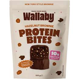 Wallaby Protein Bites<br>Hazelnut Brownie 100g