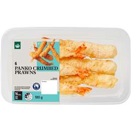 Woolworths Panko Crumbed Prawns
