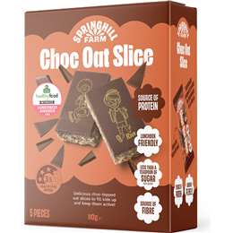 Springhill Farm Choc Oat Slice 5 pack