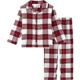 Kids Flannelette Pyjamas Red Size 4 each