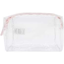 Clear Cosmetic Travel Bag Pink each