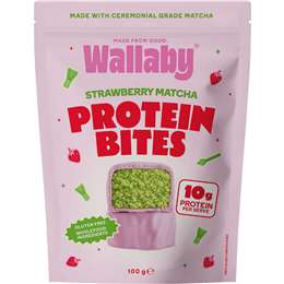 Wallaby Protein Bites Strawberry Matcha 100g