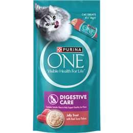 Purina One Digestive Care Cat Treats Jelly With Tuna Chunks 14g x 4 pack