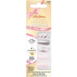 Sally Hansen Salon Effects Perfect Press On Nails Love At Frost Sight 30 pack