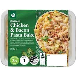 Woolworths Chicken & Bacon Pasta Bake