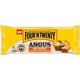 Four'N Twenty Angus Beef Brisket Pies 4 pack
