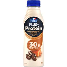 Pauls Plus+ Protein Flavoured Milk Double Espresso Caramel