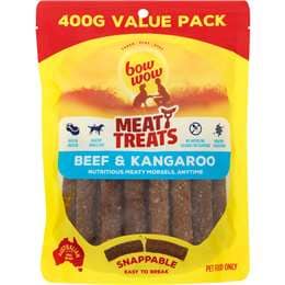 Bow Wow Beef & Kangaroo Meaty Dog Treats
