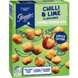 Steggles Tempura Chicken Pops Chilli & Lime