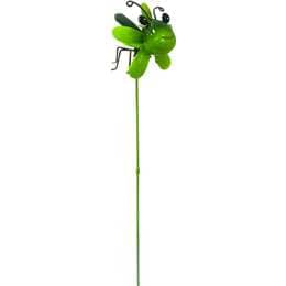 Mirabella Metal Spinning Garden Stake Grasshopper each