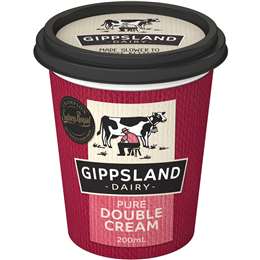 Gippsland Dairy Double Cream 