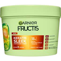 Garnier Fructis Keratin Sleek Hair Mask 370mL