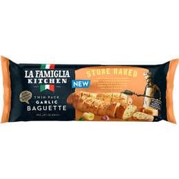 La Famiglia Stone Baked Garlic Baguette Twin Pack 400g