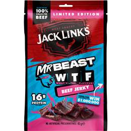Jack Link's Mr Beast Beef Jerky Pink What's The Flavour
