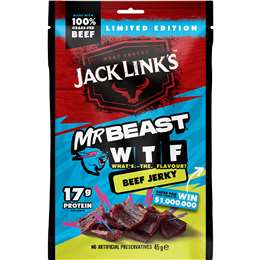 Jack Link's Mr Beast Beef Jerky Blue What's The Flavour