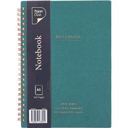 Paperclick A5 Spiral Notebook 160 Pages Assorted