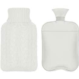 Snazzee Hot Water Bottle with Knit Cover each