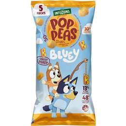 Infuzions Bluey Cheesy Peasy Poppeas 10g x 5 pack