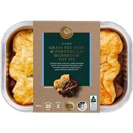 Woolworths Grass Fed Angus Beef Portobello & Porcini Pot