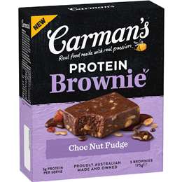 Carman's Protein Brownie Choc Nut Fudge
