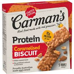 Carman's Protein Caramelised Biscuit Bars