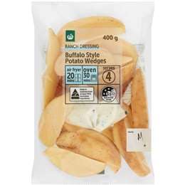 Woolworths Buffalo Style Potato Wedges & Ranch Dressing
