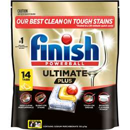 Finish Ultimate Plus Dishwashing Tablets Lemon