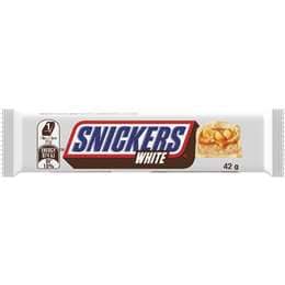 Snickers White Chocolate Bar Caramel Peanuts 42g