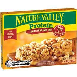 Nature Valley Protein Bar Salted Caramel Nut 160g 4 pack