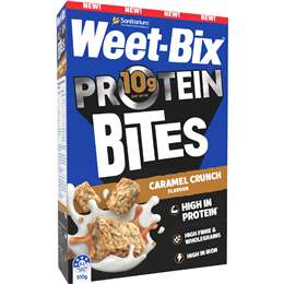 Weet-Bix Protein Bites Caramel Crunch Breakfast Cereal 510g