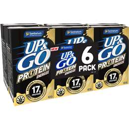 Up&Go Protein Energize Liquid Breakfast Banana 250mL x 6 pack