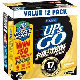 Up&Go Protein Energize Liquid Breakfast Banana