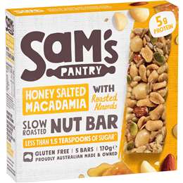 Sam's Pantry Nut Bar Honey Salted Macadamia & Almonds
