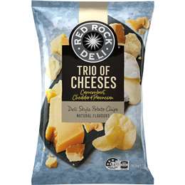 Red Rock Deli Potato Chips Trio Of Cheese