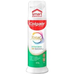 Colgate Toothpaste Total Active Fresh Pump