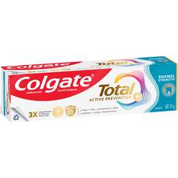 Colgate Toothpaste Total Active Prevention Enamel 115g