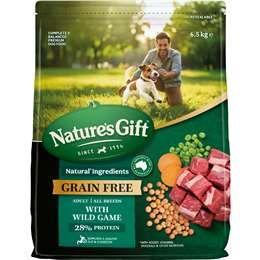Nature's Gift Grain Free Adult Dry Dog Food With Wild Game