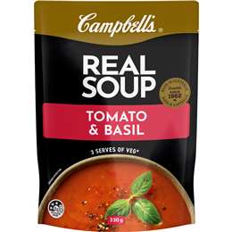 Campbell's Real Soup Pouch Tomato & Basil