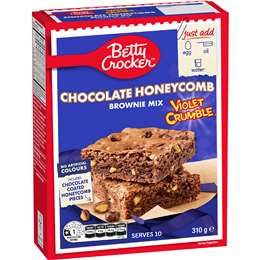 Betty Crocker Chocolate Honeycomb Violet Crumble Brownie Mix