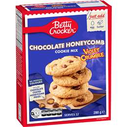 Betty Crocker Chocolate Honeycomb Violet Crumble Cookie Mix
