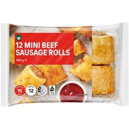 Woolworths Beef Sausage Rolls