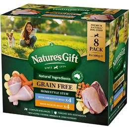 Nature's Gift Grain Free Wet Dog Food Jelly Duck & Chicken Pouch