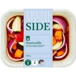 Woolworths Ratatouille Mix Of Fresh Veg In Tomato Sauce
