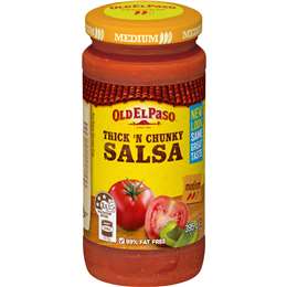 Old El Paso Thick N Chunky Salsa Medium 395g