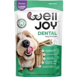 WellJoy Dental Dog Stick Treats Large 7 pack