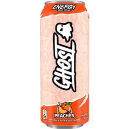 Ghost Energy Drink Zero Sugar Peaches Can