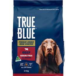 True Blue Freeze Dry Raw Coated Dry Dog Food Grain Free With Beef